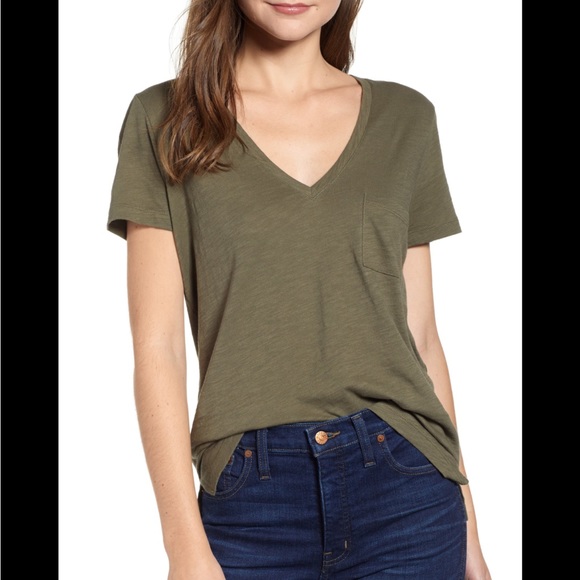 Madewell Tops - Madewell whisper cotton v neck tee